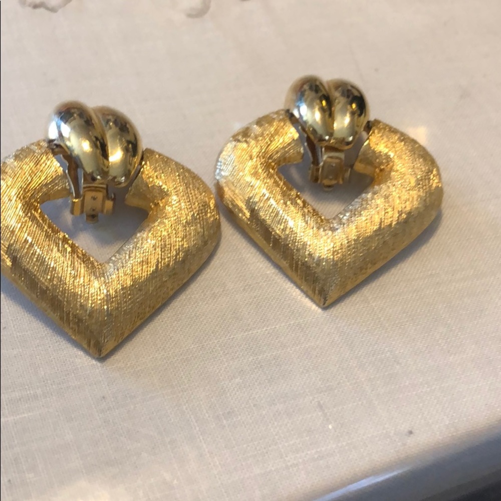 Vintage earrings gold filed